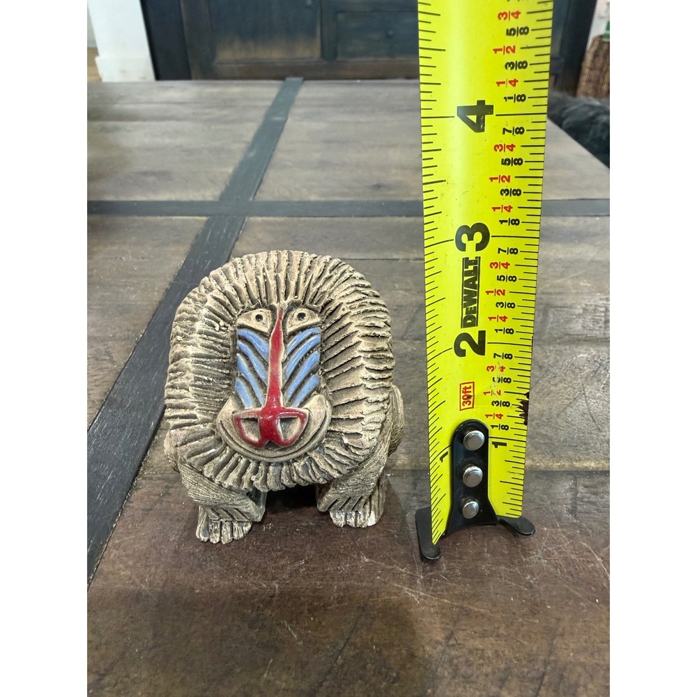 Vintage‎ De Rosa Rinconada Baboon Mandrill Ceramic Figurine